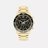 Coach Outlet Cole Watch, 44 Mm In Gold