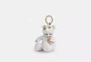 Coach Outlet Collectible Bear Bag Charm In Signature Canvas In White
