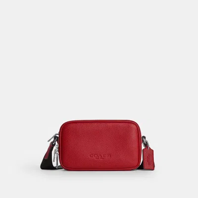 Coach Outlet Colton Crossbody Bag 19 In Silver/poppy