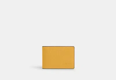 Coach Outlet Compact Billfold In Colorblock In Multi
