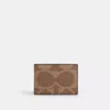 Coach Outlet Compact Billfold Wallet In Blocked Signature Canvas In Multi