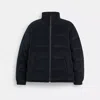Coach Outlet Corduroy Down Jacket In Black
