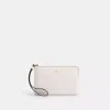 Shop Coach Outlet Corner Zip Wristlet In Gold