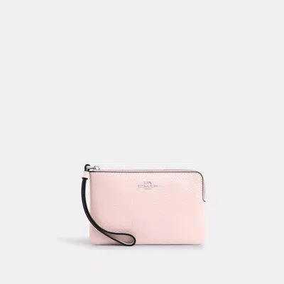 Coach Outlet Corner Zip Wristlet In Multi