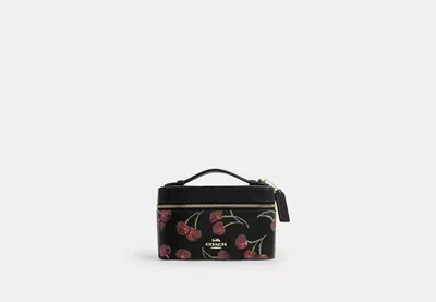 Coach Outlet Cosmetic Case With Cherry Print In Multi