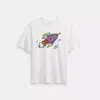 Coach Outlet Cosmic Coach T Shirt In Organic Cotton In Multi