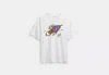 Coach Outlet Cosmic Coach T-shirt In Organic Cotton In White