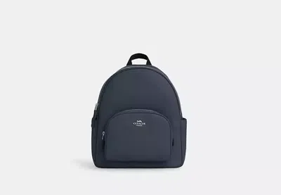 Coach Outlet Court Backpack In Blue