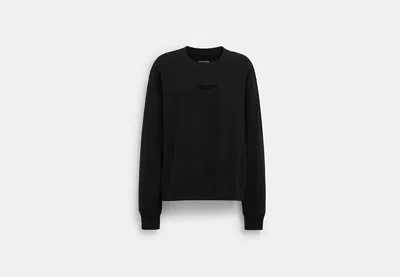 Coach Outlet Crewneck In Black