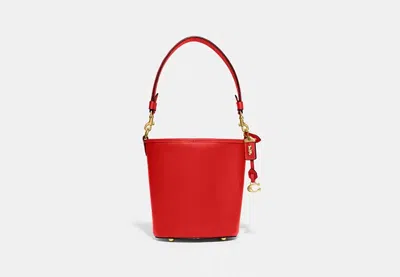 Coach Outlet Dakota Bucket Bag 16 In Red