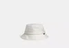 Coach Outlet Denim Bucket Hat In White