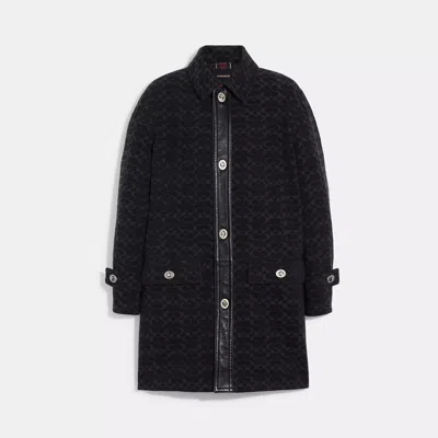 Coach Outlet Denim Mac Coat In Multi