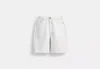 Coach Outlet Denim Shorts In Organic Cotton In White