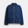 Coach Outlet Work Jacket With Quilted Lining In Blue
