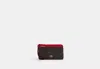 Coach Outlet Double Zip Wallet In Signature Canvas In Brown
