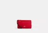 Coach Outlet Double Zip Wallet In Red
