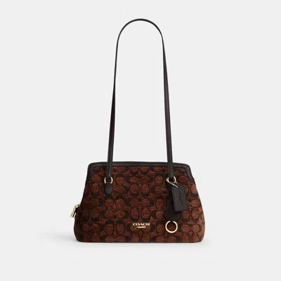 Coach Outlet Elise Shoulder Bag In Gold/truffle