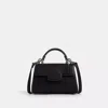Coach Outlet Eliza Top Handle With Leather Covered Closure In Black