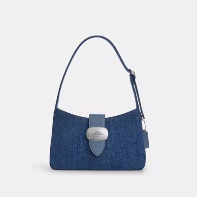 Coach Outlet Eliza Shoulder Bag In Signature Denim In Multi
