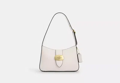 Coach Outlet Eliza Shoulder Bag With Zipper Closure In White