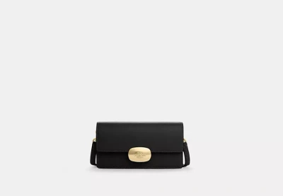 Coach Outlet Eliza Small Flap Crossbody In Black