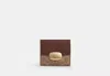 Coach Outlet Eliza Small Wallet In Signature Canvas In Brown