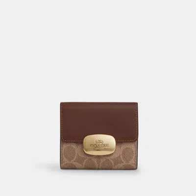 COACH OUTLET ELIZA SMALL WALLET IN SIGNATURE CANVAS