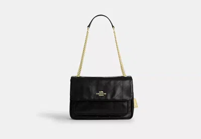 Coach Outlet Elodie Crossbody Bag With Quilting In Black
