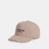Coach Outlet Embroidered Baseball Hat In Grey
