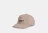 Coach Outlet Embroidered Baseball Hat In Grey