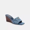 Coach Outlet Emma Wedge With Quilting In Multi
