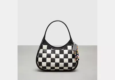 Coach Outlet Ergo Bag In Checkerboard Patchwork Upcrafted Leather In Black