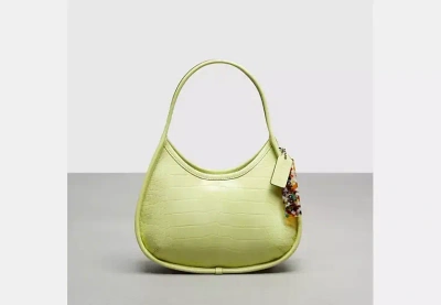 Coach Outlet Ergo Bag In Croc Embossed Coachtopia Leather In Green