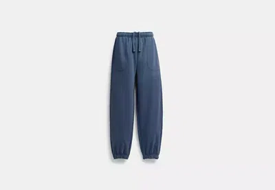 Coach Outlet Essential Solid Joggers In Blue