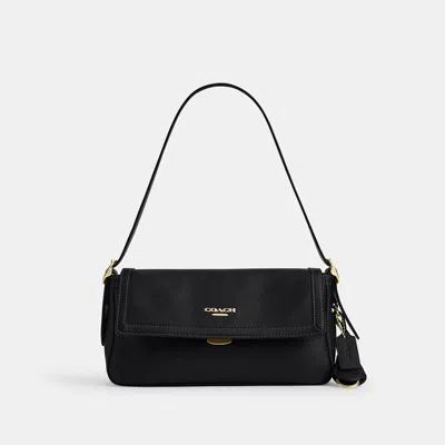 Coach Outlet Etta Small Flap Shoulder Bag In Orange