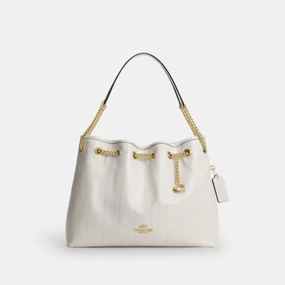 Coach Outlet Evelyn Shoulder Bag With Quilting And Charm
