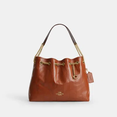 Coach Outlet Evelyn Shoulder Bag With Quilting And Charm
