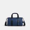 Coach Outlet Explorer Duffle Bag 28 In Silver/deep Blue
