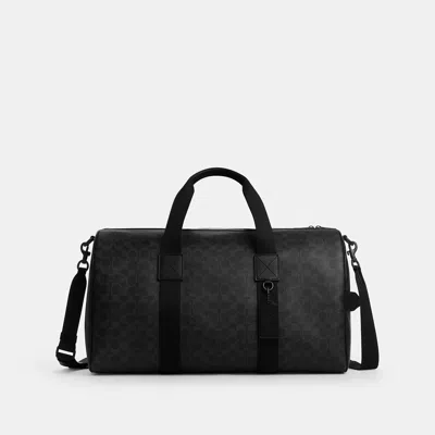 Coach Outlet Explorer Duffle Bag 50 In Signature Canvas In Animal Print