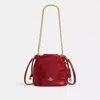 Coach Outlet Faye Mini Drawstring Bag In Red