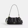 Coach Outlet Faye Shoulder Bag With Quilting In Black