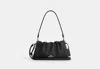 Coach Outlet Faye Shoulder Bag With Ruching In Black