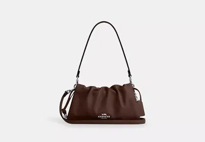Coach Outlet Faye Shoulder Bag With Ruching In Brown