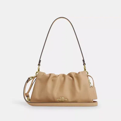 Coach Outlet Faye Shoulder Bag With Ruching In Multi