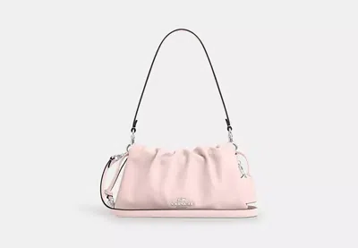 Coach Outlet Faye Shoulder Bag With Ruching In Pink