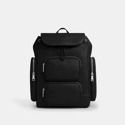 Coach Outlet Finn Backpack In Black