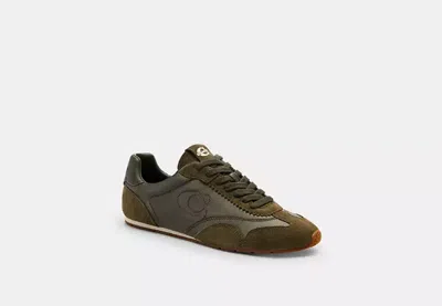 Coach Outlet Flat Sneaker In Green