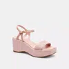 Coach Outlet Gale Wedge Sandal In Signature Canvas In Pink