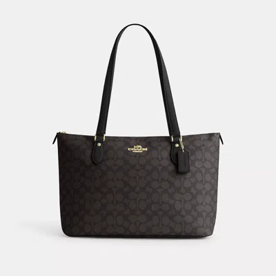 Coach Outlet Gallery Tote Bag In Signature Canvas In Multi