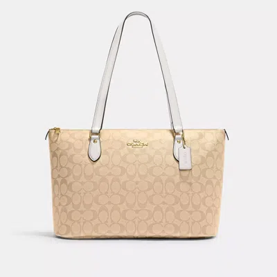 Coach Outlet Gallery Tote Bag In Signature Canvas In Multi